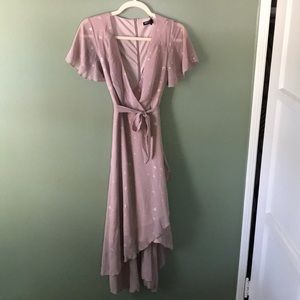 NWT Nasty Gal High Low Wrap Dress